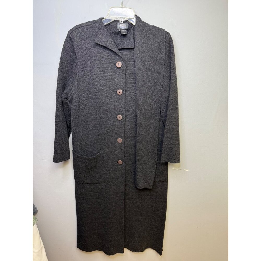 Womens Magic Wool Trench Coat - Size 1x